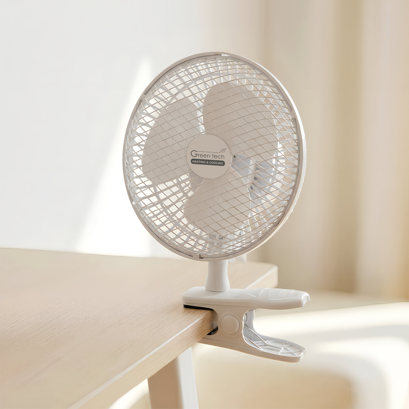 Ventilator s kopčom Green
Tech 17W, 6", bijela boja