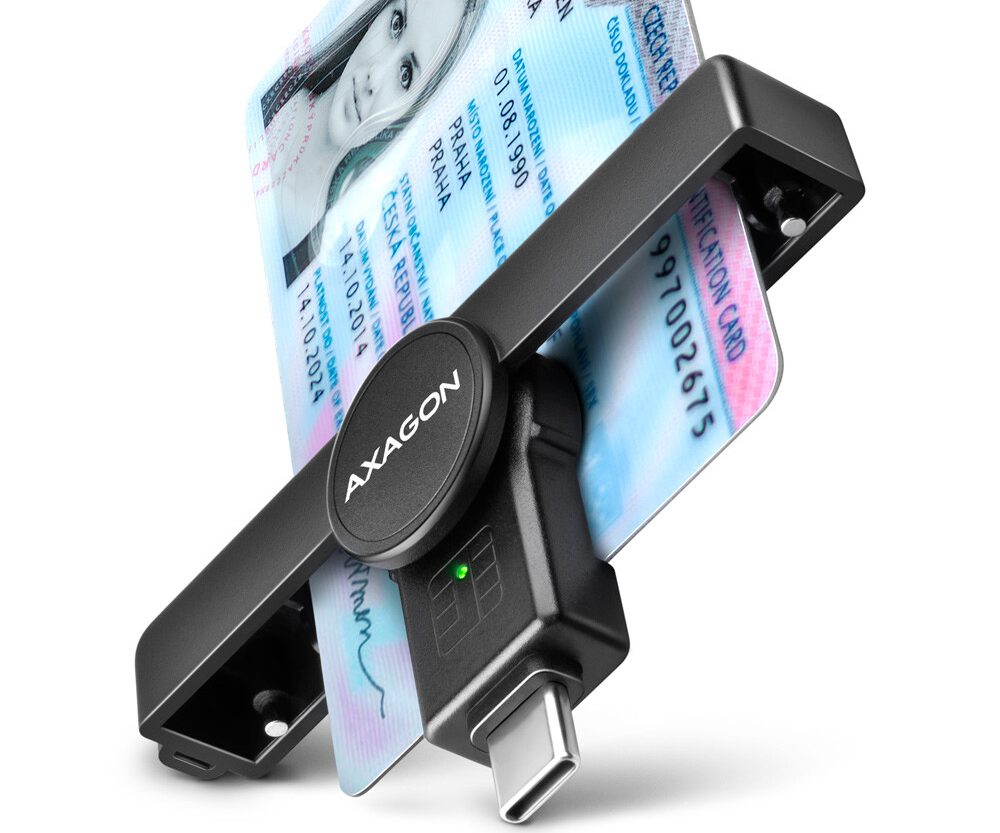 Čitač pametnih kartica Axagon CRE-SMPC USB-C
