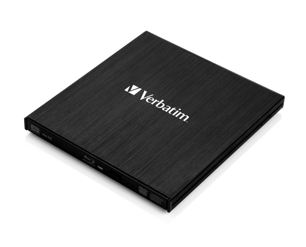 Verbatim Blu-Ray Slimline vanjski snimač, M-Disc kompatibilan, USB3.0, crni
