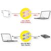 Roline USB4 Gen3x2 kabel TIP C-C M/M, Emark, 100W, 1.0m, crni