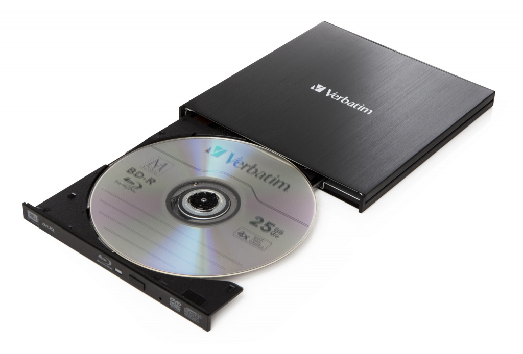 Verbatim Blu-Ray Slimline vanjski snimač, M-Disc kompatibilan, USB3.0, crni - Slika 4