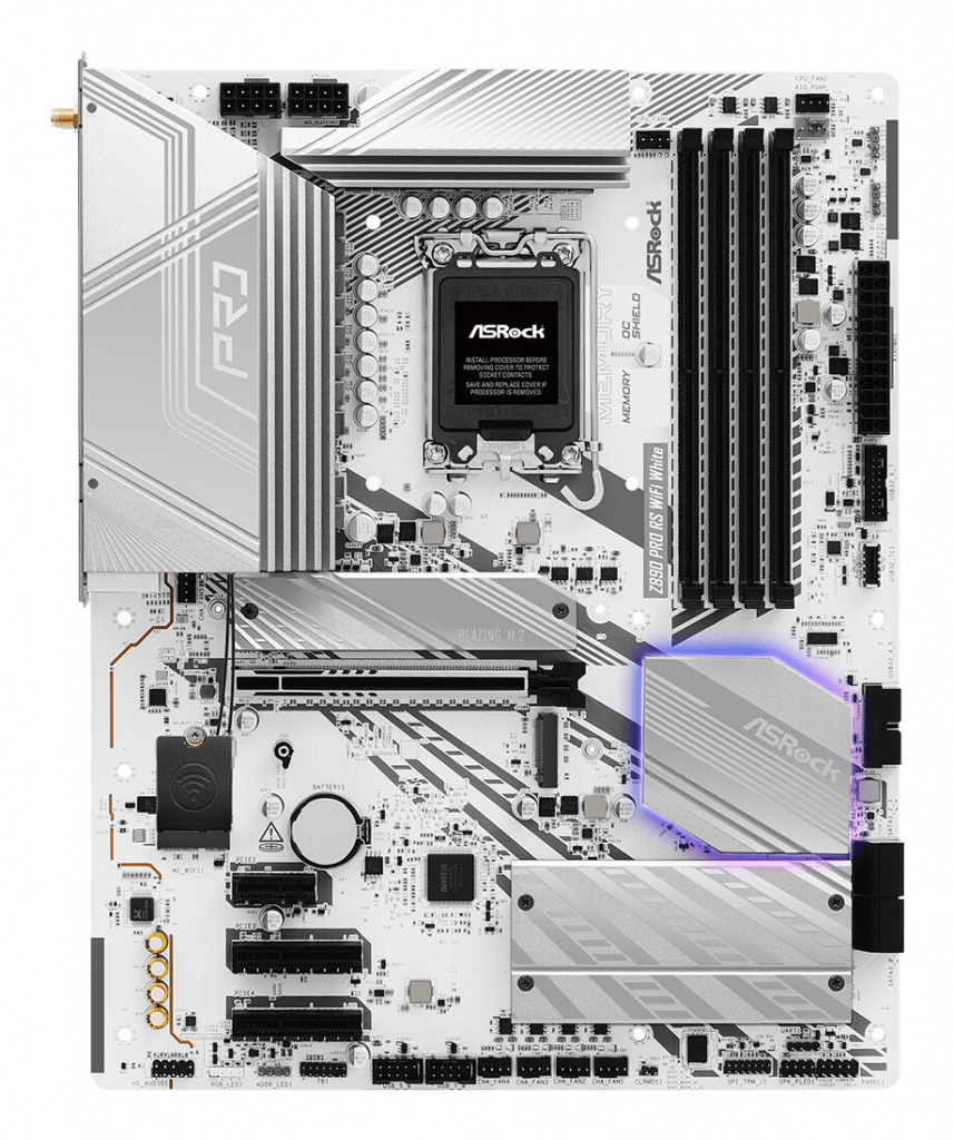 ASROCK Z890 Pro RS WiFi White ATX LGA1851 DDR5 - Slika 2