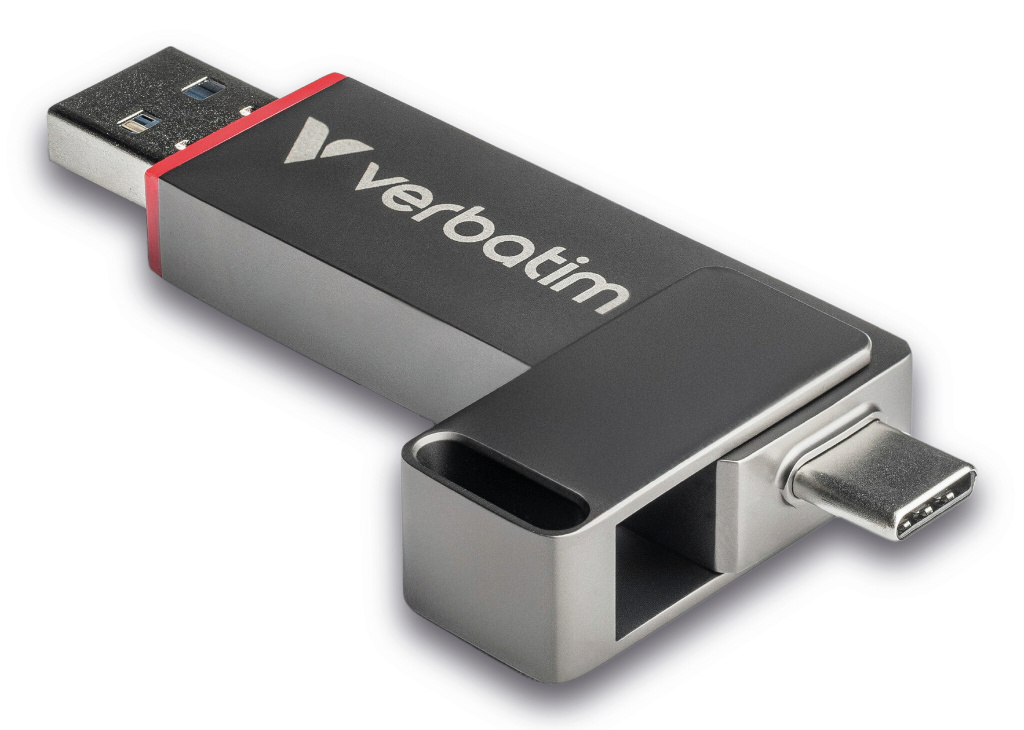 Verbatim Dual QuickStick 512GB, USB-C & USB-A, USB 3.2 Gen 1, 550/500 MB/s