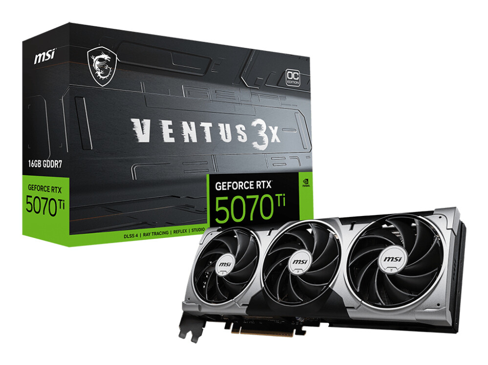 MSI GeForce RTX 5070 TI Ventus 3X OC 16GB GDDR7, PCIe 5.0, HDMI/3×DP - Slika 7