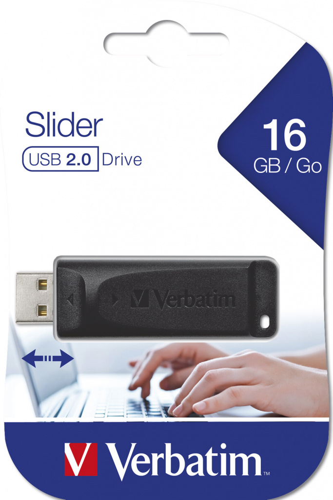 Verbatim USB2.0 Store'n'Go Slider 16GB, crni - Slika 7