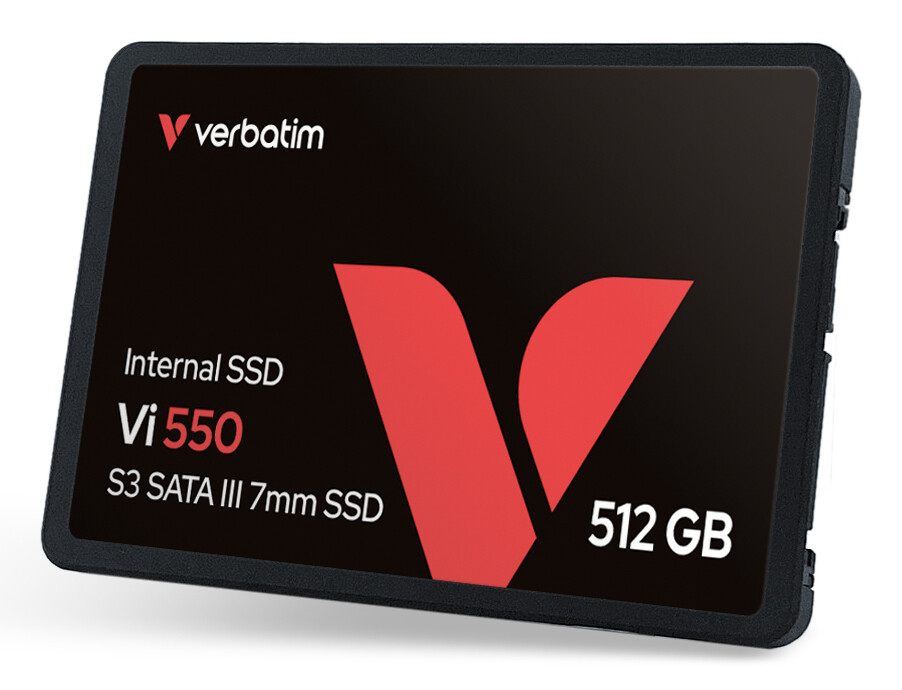 Alternative view of Verbatim Vi550 S3 512GB SSD SATA3 TLC, 2.5", R/W: 560/535MB/s