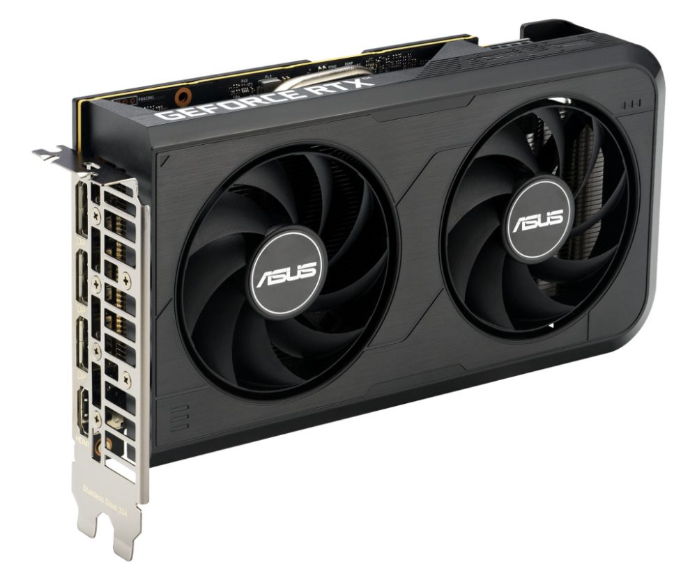 Alternative view of Asus Dual GeForce RTX 5050 8GB GDDR6 OC Edition, 8GB GDDR6/128-bit, PCIe 5.0x16, HDMI/3×DP