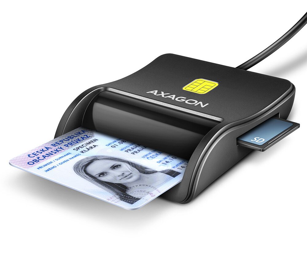 Čitač pametnih kartica AXAGON CRE-SM3SD USB 2.0