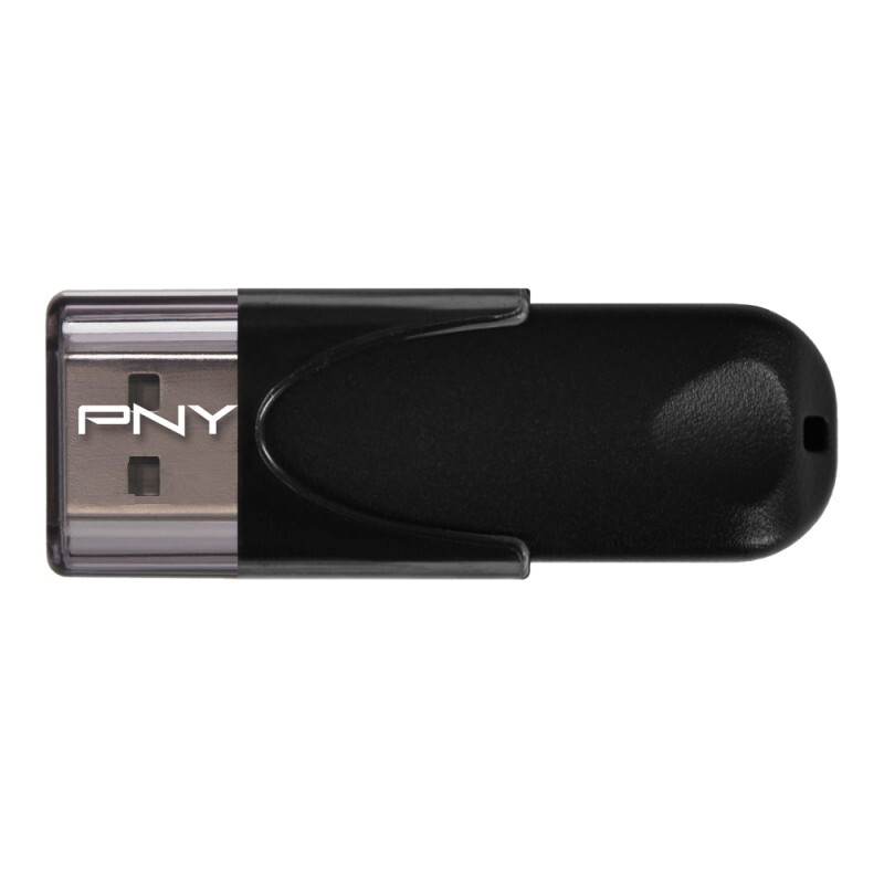 PNY USB 2.0 Flash Drive 64GB Attache 4 crni