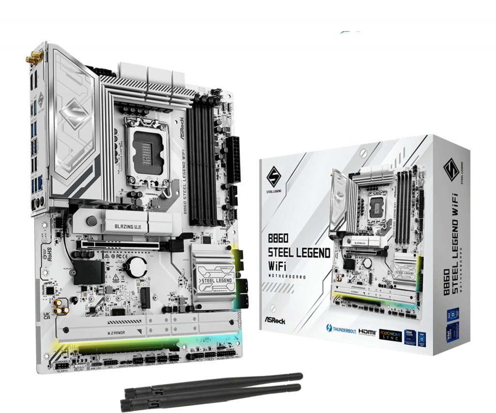 ASROCK B860 Steel Legend WiFi ATX LGA1851 DDR5