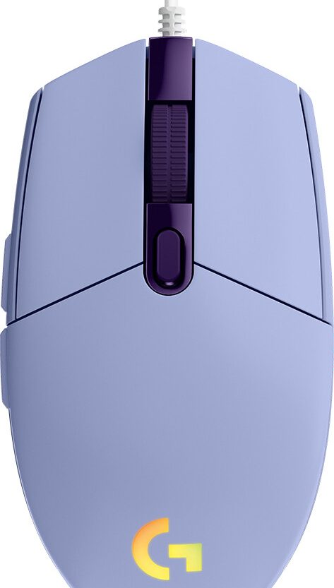 Alternative view of LOGITECH G102 LIGHTSYNC Corded Gaming Mouse - LILAC - USB - EER