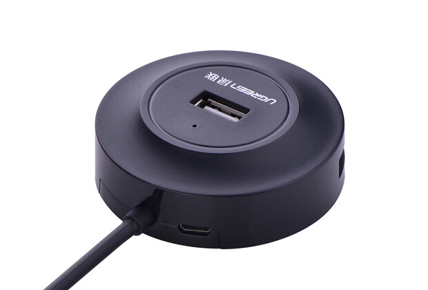 Alternative view of UGREEN 4-portni USB-A HUB 4×USB-A 2.0, crni, 1.0m