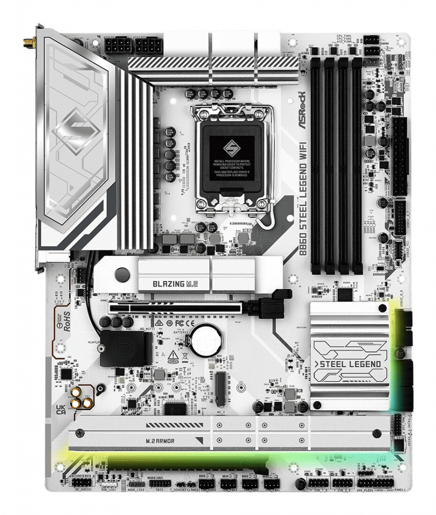 ASROCK B860 Steel Legend WiFi ATX LGA1851 DDR5 - Slika 2