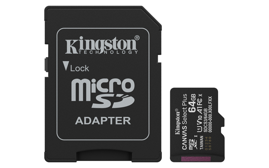 Kingston Canvas Select Plus G3 64GB Micro SD memorijska kartica