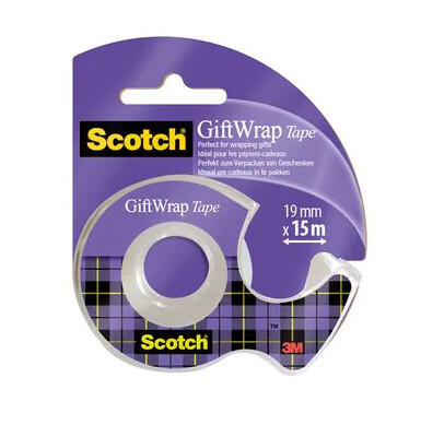 Traka ljepljiva nevidljiva 19 mm/15m Scotch Gift Wrap Satin 3M.