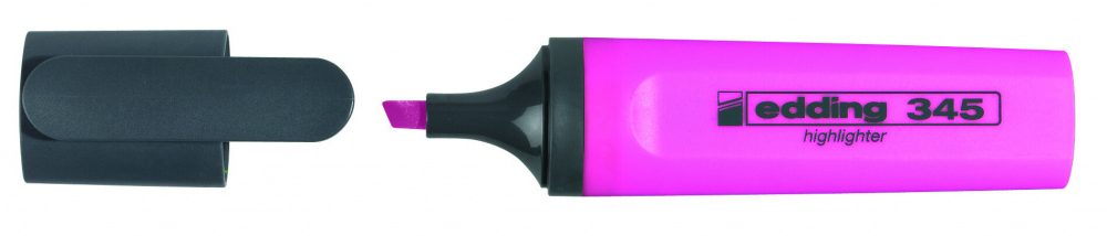 Marker za tekst Signir Edding 345 rozi 2-5mm