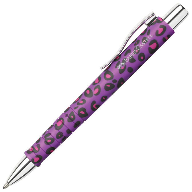 Olovka kemijska gumirana Poly Ball Leo Faber Castell 241184 ciklama