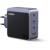UGREEN Nexode S zidni punjač 140W 3×USB-C/1×USB-A, USB-C kabel, GaN, sivi