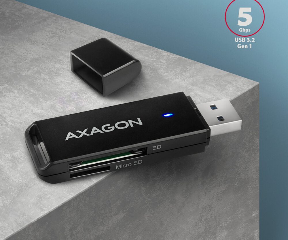 Alternative view of MEM CR USB 3.2Gen1, SD, MicroSD, CRE-S2N, AXA