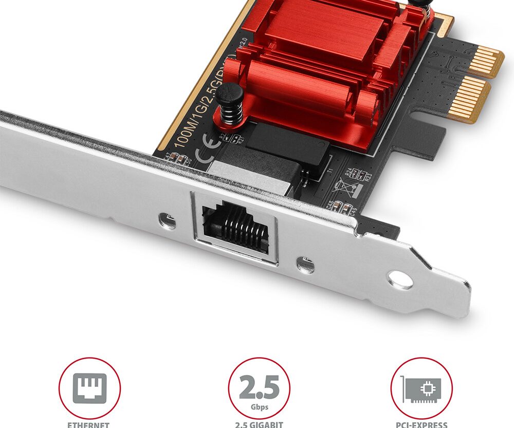 Alternative view of AXAGON PCEE-G25 PCIE 2.5 GIGABIT ETHERNET