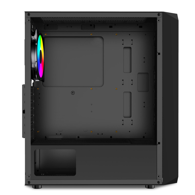 Alternative view of Bit Force PALADIN CF-4 Gaming Midi Tower ATX kućište bez napajanja, crno