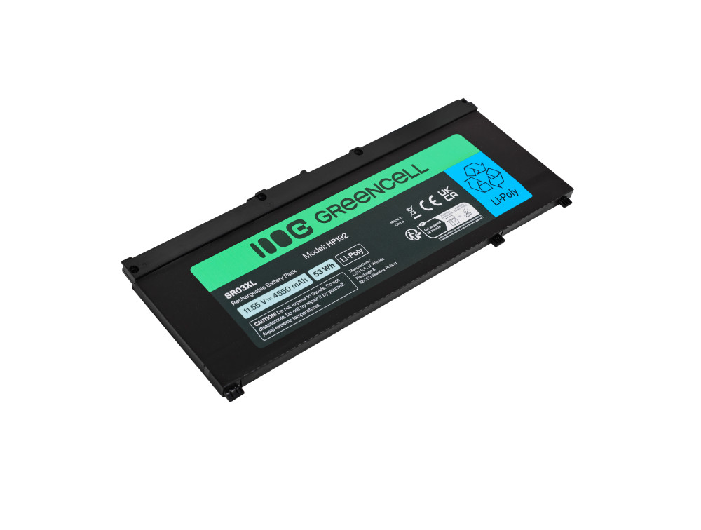 Green Cell (HP191) SR03XL baterija 4550 mAh, 11.4V, za HP Pavilion Gaming 15 - Slika 3