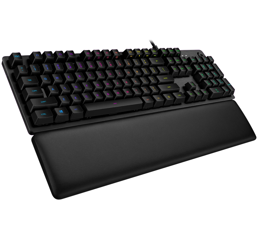 Alternative view of LOGITECH G513 Corded LIGHTSYNC Mechanical Gaming Keyboard - CARBON - US INT'L - USB - TACTILE