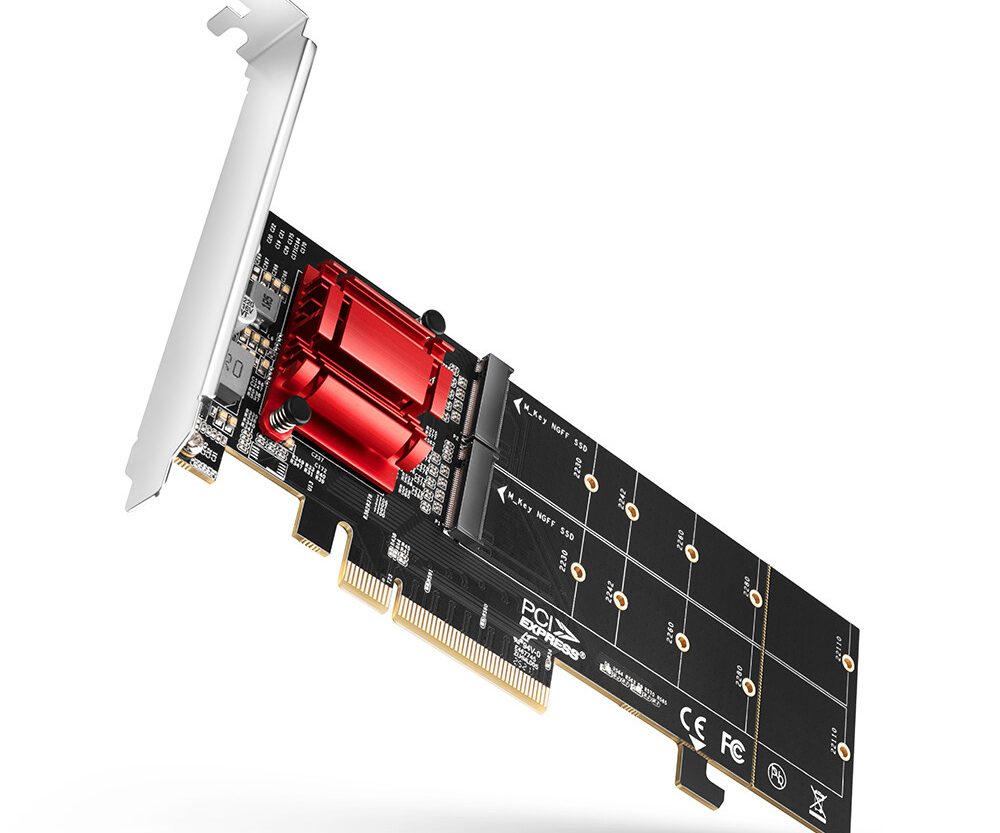 AXAGON PCEM2-ND PCI-E 3.0 8x - M.2 SSD NVMe
