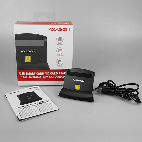 AXAGON CRE-SM1 USB Smart card reader - Slika 8