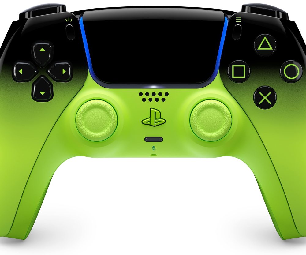 Alternative view of PS5 Dualsense Wireless Controller Remix Green gamepad bežični Sony zeleni