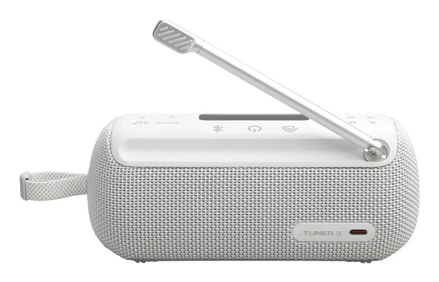 Alternative view of JBL Tuner 3, FM, Bluetooth, DAB/DAB+/FM bijeli