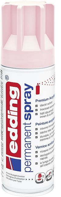 Boja akrilna u spreju 200 ml permanentna Edding 5200914 mat pastelno roza