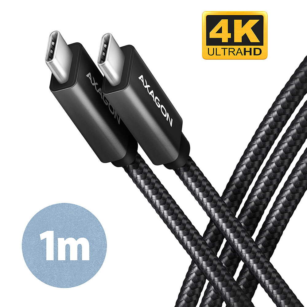 CC USB CM 3.1Gen2 <> USB CM, 1m, Crna, BUCM32-CM10AB, AXA