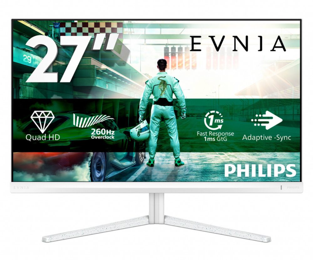 PHILIPS Monitor Evnia 3000 27M2N3501PA 27" Fast IPS, 2560x1440 (QHD), 240Hz (260Hz OC), 0.3ms MPRT (1ms GtG), Adaptive Sync, HDR10, 2xHDMI, 1xDP, Speakers, Full Ergo, 3y