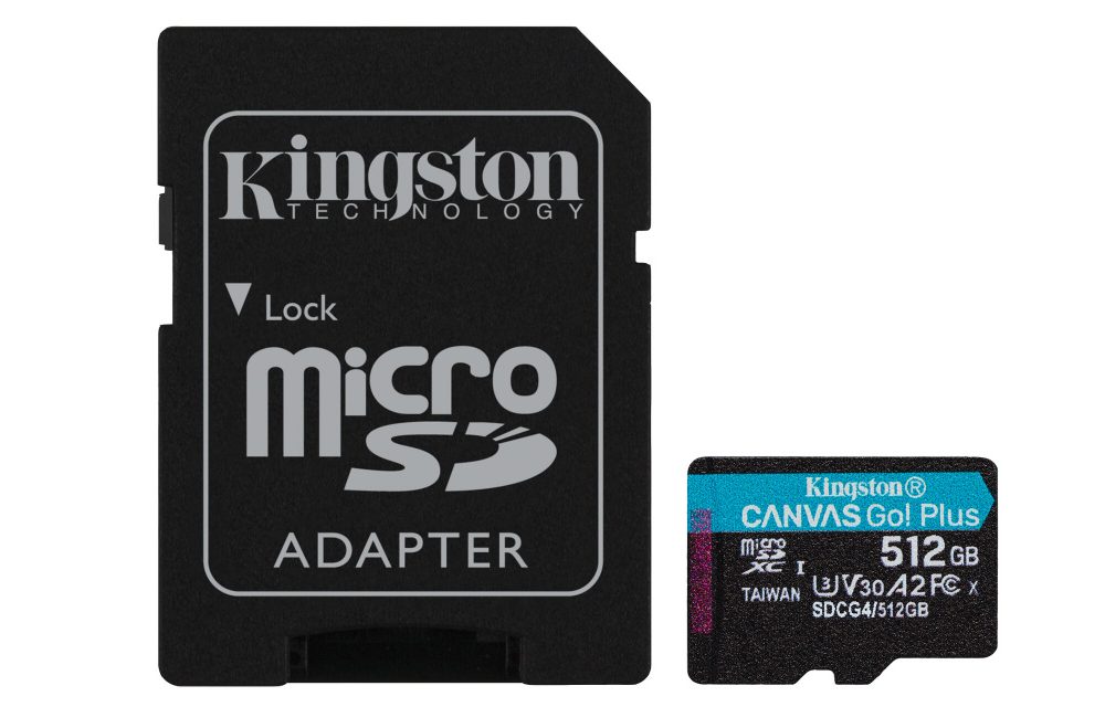 KINGSTON 512GB microSDXC + Adapter