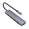 UGREEN USB Hub, USB-C 3.0, 4-portni kon. za napajanje, sivi
