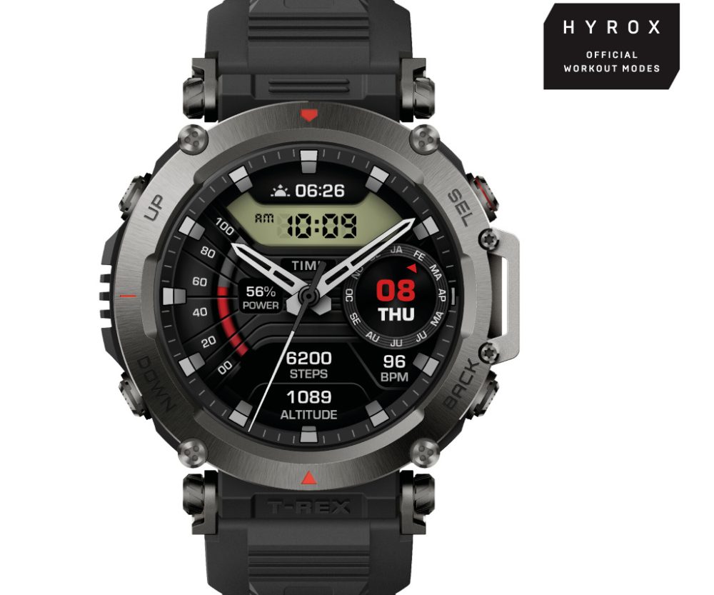 Pametni sat AMAZFIT T-Rex Ultra  Abyss Black, 47mm, AMOLED, GPS, crni (W2142EU1N)