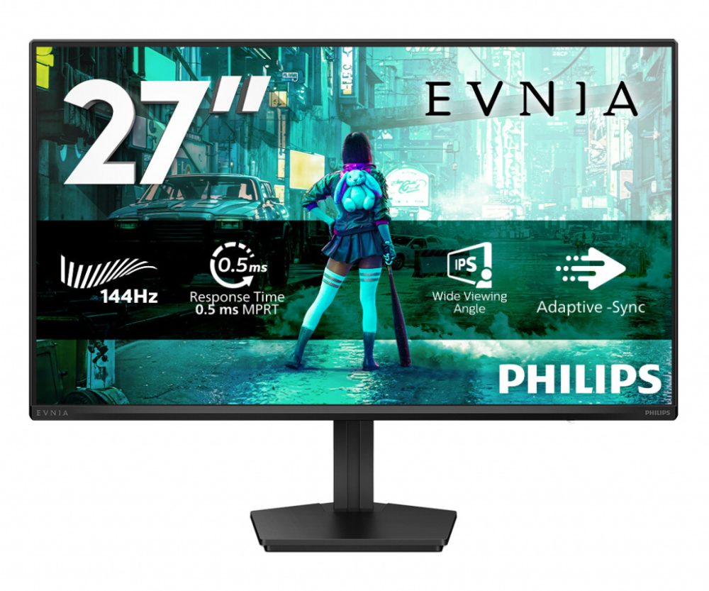 PHILIPS Monitor Evnia 3000 27M2N3200NF 27", 1920x1080 (FHD), IPS, 144Hz, 4ms (GtG), Adaptive Sync, HDR10, 1xHDMI, 1xDP, Tilt