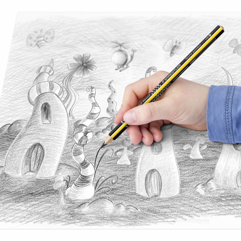 Olovka grafitna HB Noris jumbo Staedtler 119 - Slika 3