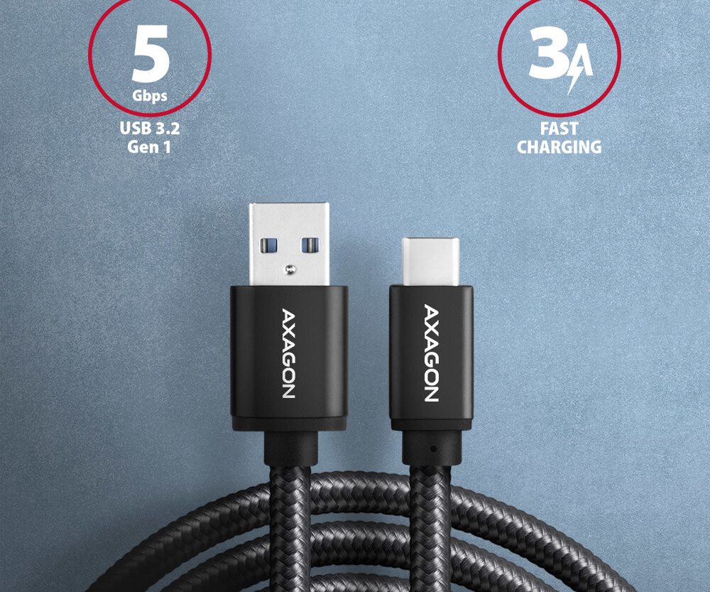 Alternative view of CC USB CM 3.1Gen1 <> USB AM, 1m, Crna, BUCM3-AM10AB, AXA