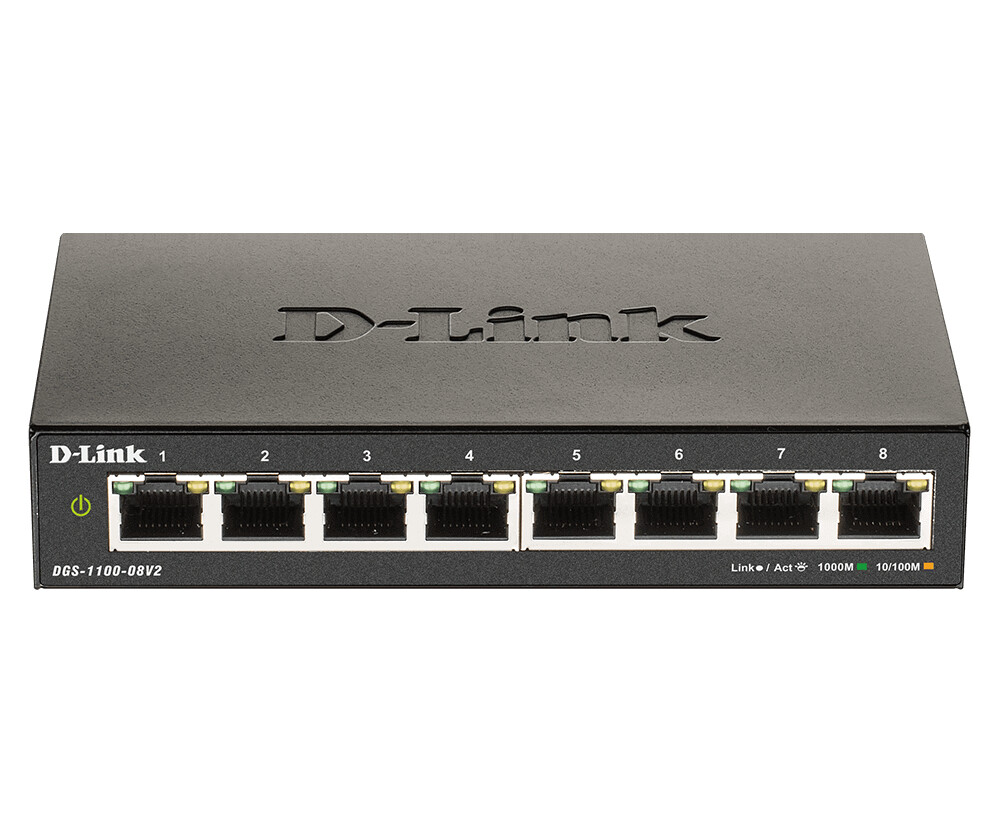 D-Link switch web upravljivi, DGS-1100-08V2/E