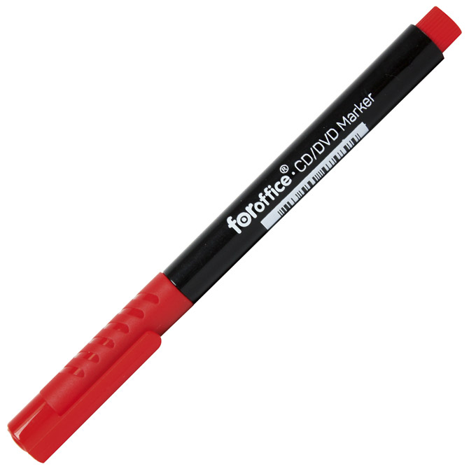 Marker za CD/DVD 1 mm FORoffice crveni