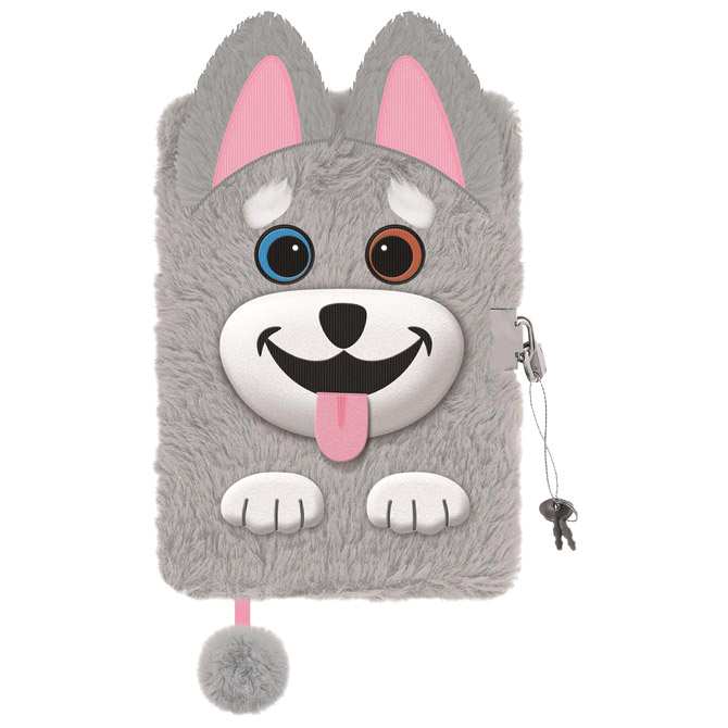 Dnevnik s ključem A5 96L My Little Friend Husky 8999!!