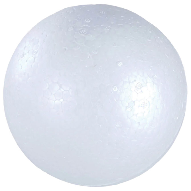 Ukras od stiropora 3 cm kuglica pk10 Knorr Prandell 21-67600 bijeli