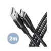 CC USB CM 2.0 <> USB AM, 2,0 m, Crna, HQ, BUCM-AM20AB