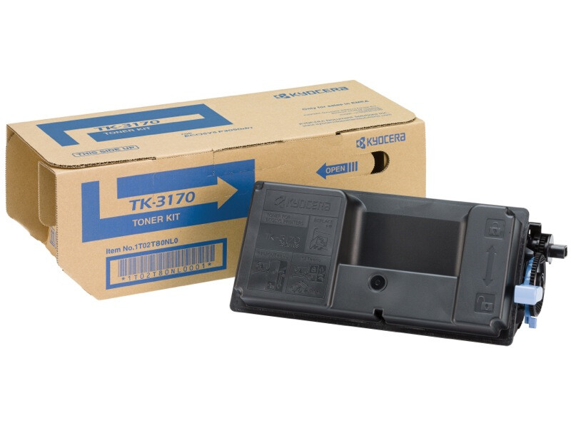 Original Toner Black Kyocera TK3170, TK-3170 (1T02T80NL0)