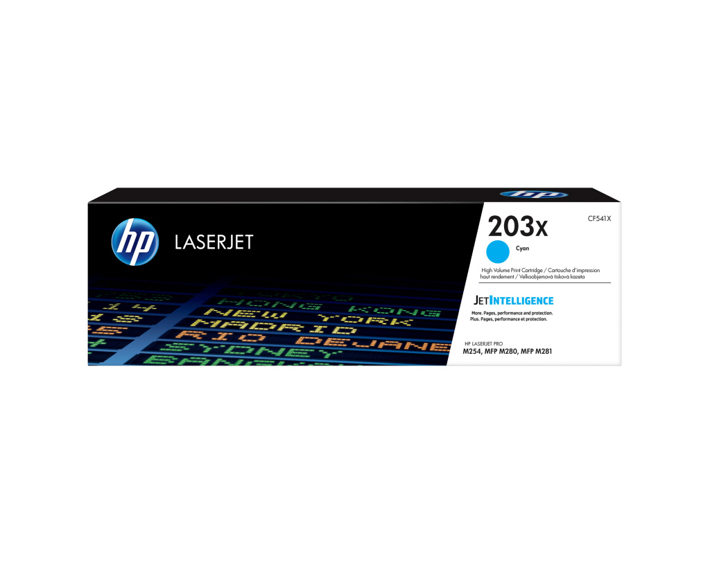 Original Toner Cyan HP Color LaserJet M254, MFP M280, MFP M281 (203X CF541X)