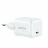UGREEN zidni punjač 30W, USB-C, GaN, set, bijelii