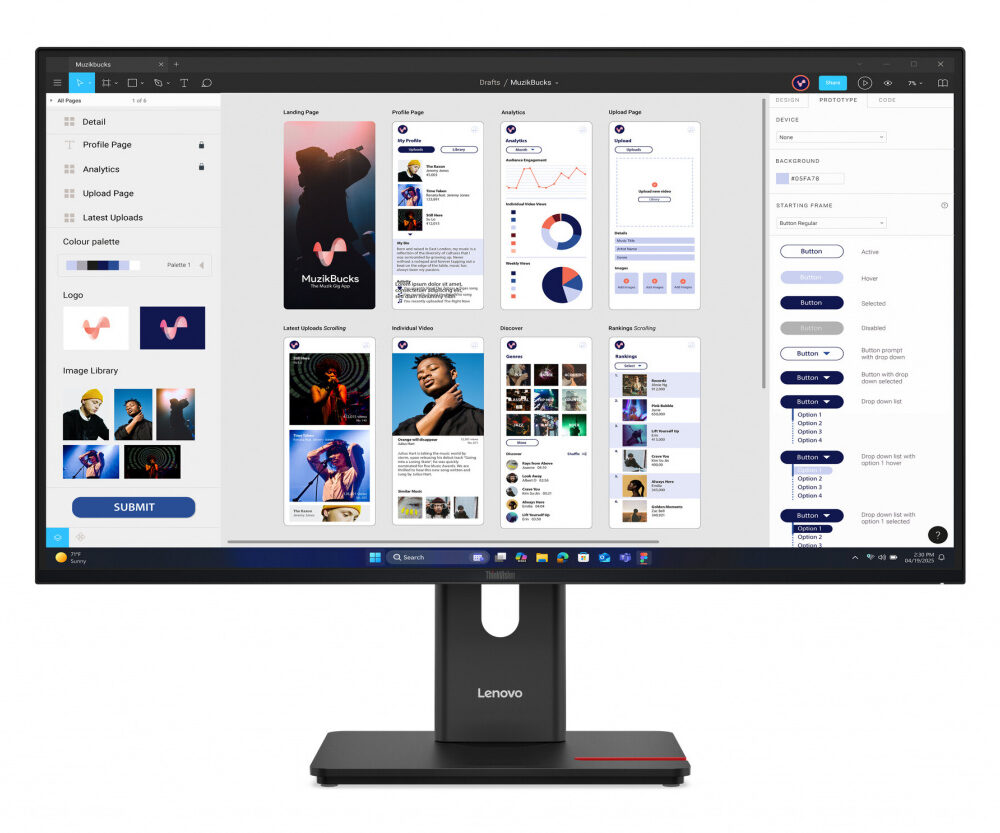 LENOVO ThinkVision T32UD-40 31.5inch