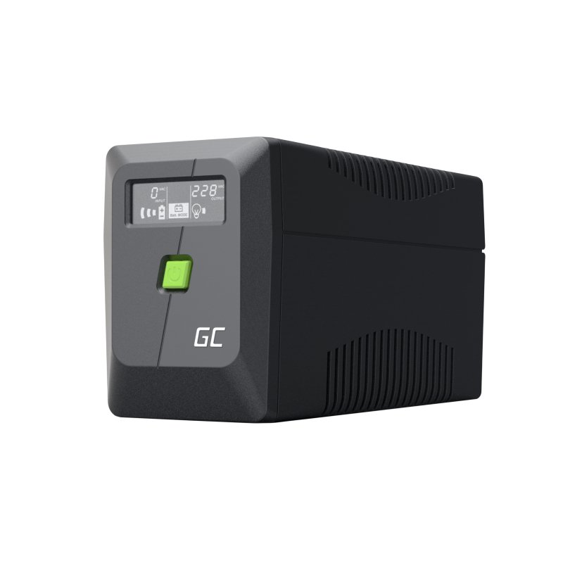 Alternative view of Green Cell UPS (UPSLM480) 850VA/480W, Modified sine wave, Line Interactive AVR, LCD